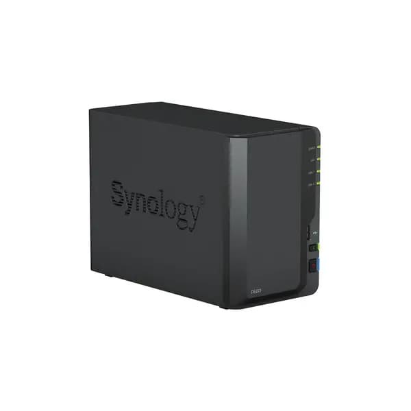 Synology DiskStation DS223 2GB RAM with 16TB Installed Storage 2 Bay SATA Desktop NAS Storage DS223/16TB IW