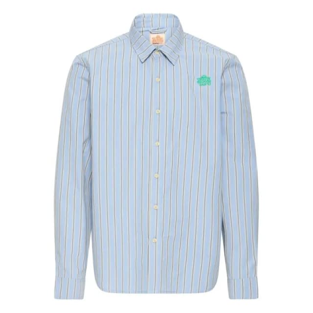 Blend Long sleeve shirt Blend Sun Stripe Bleu Male L