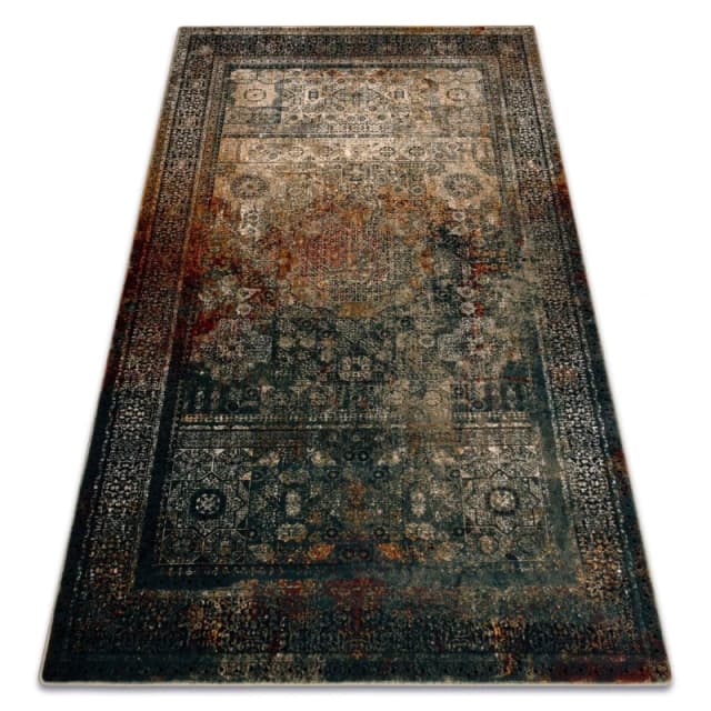 RugsX Wool Omega Rug in Green Size: 300cm x 400cm Green Unisex 300cm x 400 cm