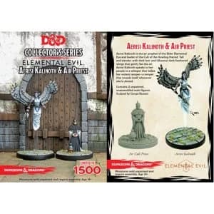 Dungeons & Dragons Collector's Series Princes of the Apocalypse Miniature Aerisi Kalinoth & Air Priest