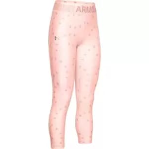 Under Armour Printed Tights Junior Girls - Orange