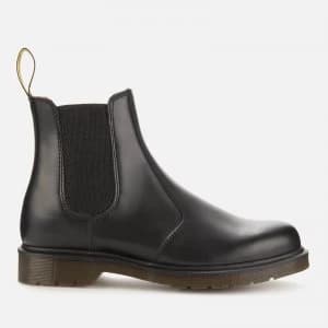 Dr. Martens Womens 2976 Smooth Leather Chelsea Boots - Black - UK 10