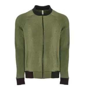 Next Level Unisex Adults PCH Bomber Jacket (3XL) (Heather Military Green)