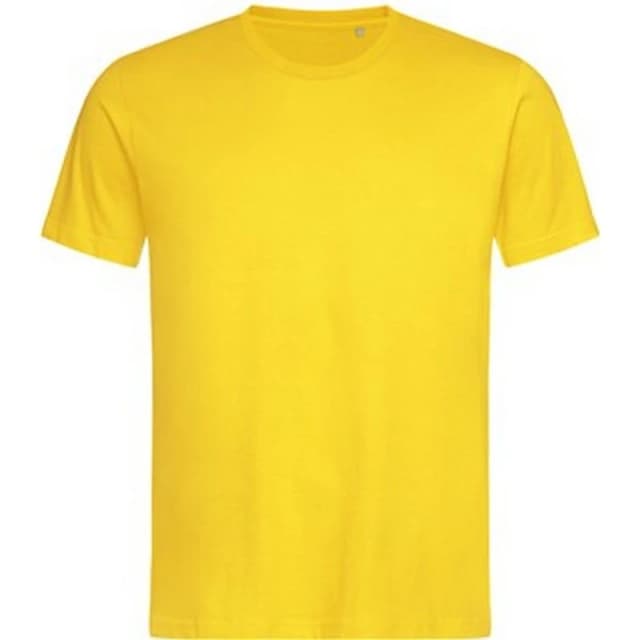Stedman Stedman Men Lux T-Shirt in Yellow Size: Small Yellow S Male 5063107600813