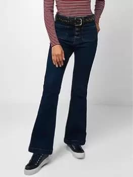 Joe Browns Vintage Valerie Flared Jeans-Indigo, Size 10, Women