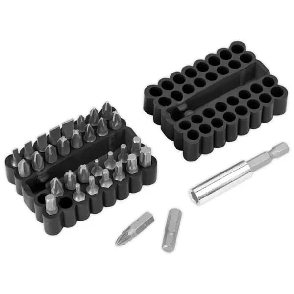 Sealey AK110 Bit & Magnetic Adaptor Set 33pc