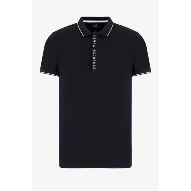 Armani Exchange Side Branding Polo Shirt Navy XL