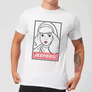 Scooby Doo Jeepers! Mens T-Shirt - White - 5XL