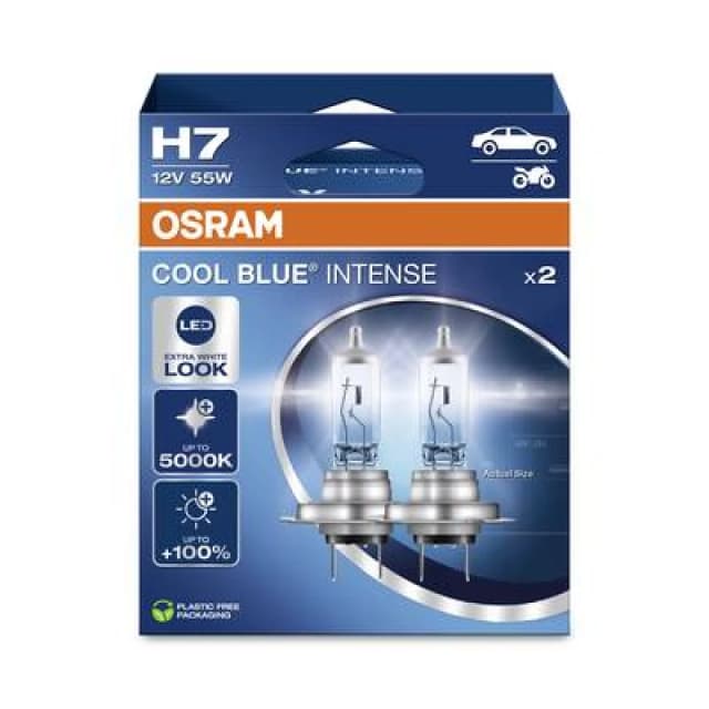 Osram OSRAM 4062172387538 Halogen bulb COOL Blue INTENSE H7 55 W 12 V 4062172387538