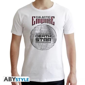Star Wars - Death Star Mens Large T-Shirt - White