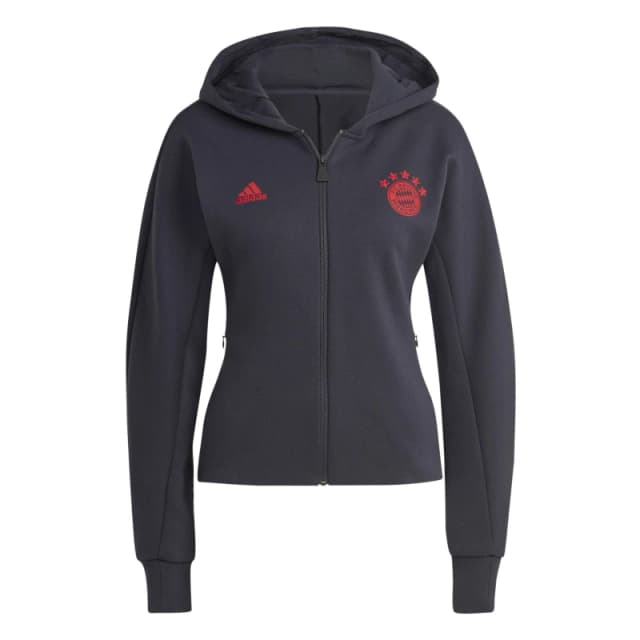 adidas Bayern Munich Anthem Jacket Womens. - Grey Grey XS
