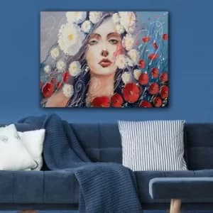 334417643_70100 Multicolor Decorative Canvas Painting