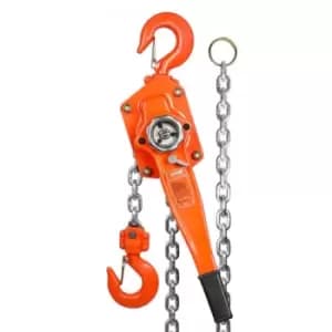 VEVOR Manual Lever Chain Hoist, 3 Ton 6600 lbs Capacity 10 FT Come Along, G80 Galvanized Carbon Steel with Weston Double-Pawl Brake, Auto Chain Leadin