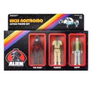 Super7 Alien ReAction Figure - Pack B (Brett, Parker, Open Mouth Alien) Action Figure