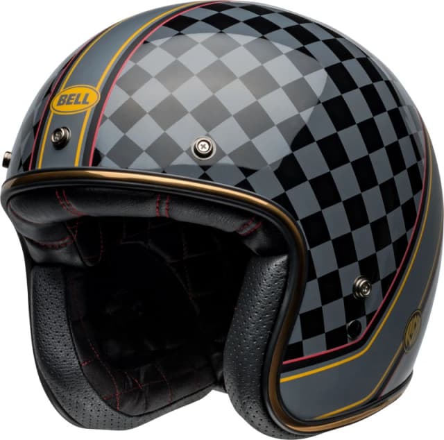 Bell Custom 500 RSD Wreakers Gloss Black Gold Jet Helmet Size L