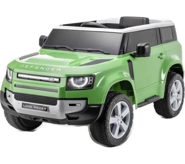 XOOTZ Land Rover Defender Kids Electric Ride-On Car - Green 5031470273804