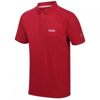 Regatta Sinton Coolweave Jersey Polo Shirt - Delhi Red