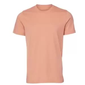 Canvas Unisex Jersey Crew Neck T-Shirt / Mens Short Sleeve T-Shirt (XL) (Terracotta)