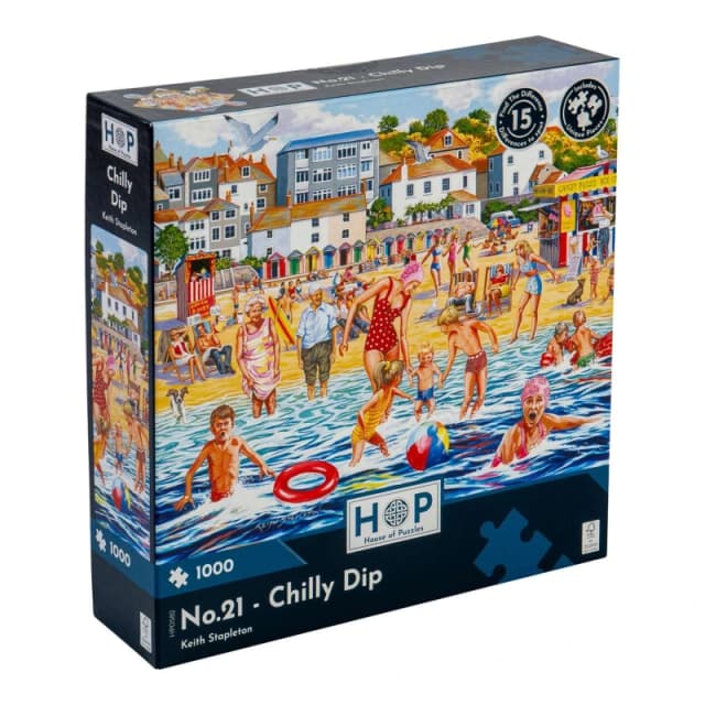 The House Of Puzzles No. 21 - Chilly Dip, 1000 Piece Jigsaw Puzzle Multi unisex