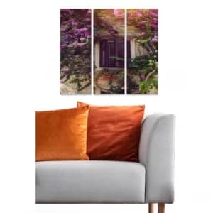 MDF2107871 Multicolor Decorative MDF Painting (3 Pieces)