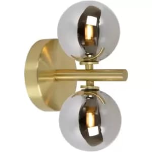 Lucide TYCHO - Wall Light - 2xG9 - Matt Gold, Brass