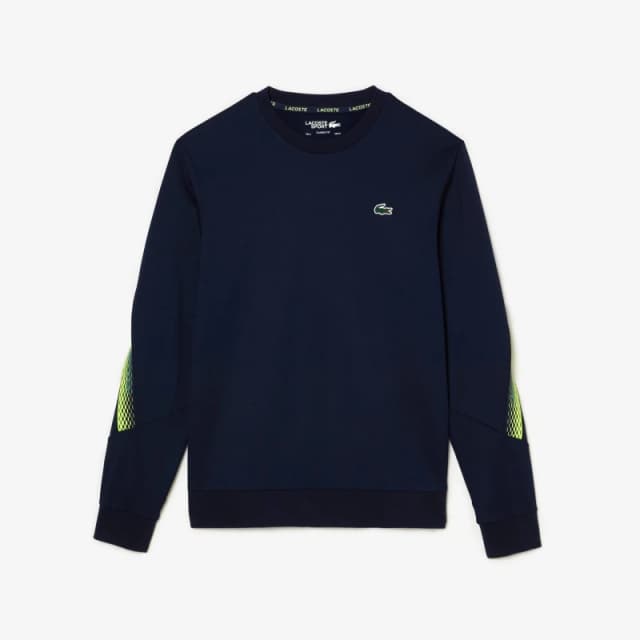 Lacoste Tennis Classic Fit Logo Stripe Sweatshirt - Blue Blue XS