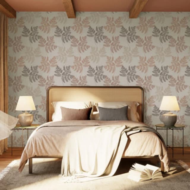Belgravia Decor Fern Leaf Taupe