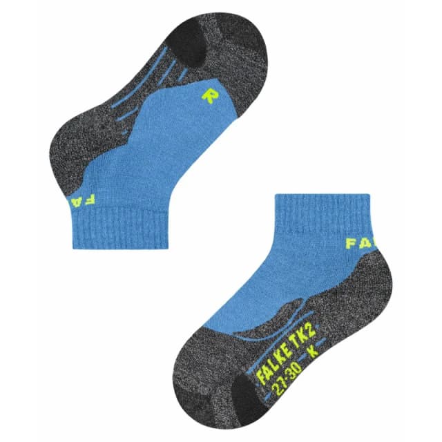 Children's socks Falke TK2 courtes Bleu Unisex 31/34