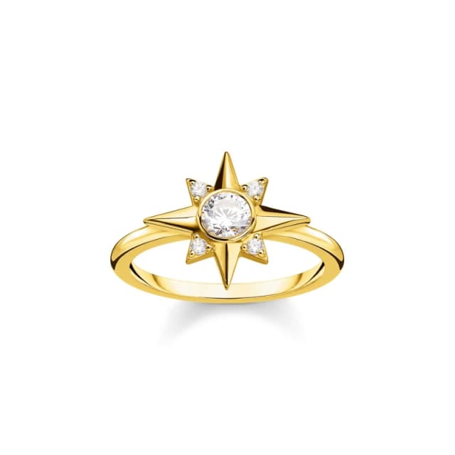 Thomas Sabo Solitaire Ring - Gold Gold One Size