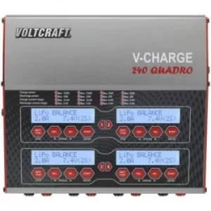 VOLTCRAFT V-Charge 240 Quadro Scale model Multifunction charger 12 V, 230 V 12 A LiPolymer, LiFePO, Li-ion, LiHV, NiCd, NiMH, Lead-acid