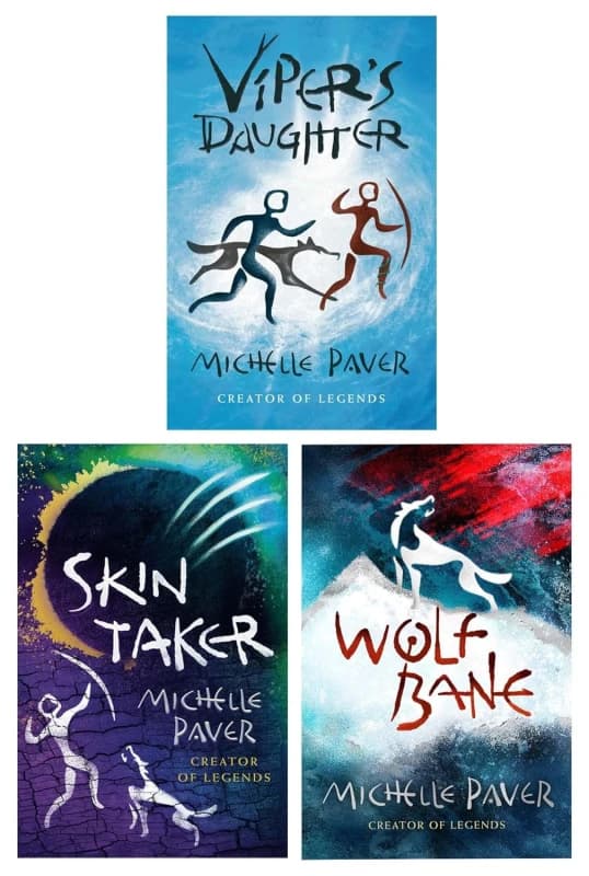 Michelle Paver Chronicles of Ancient Darkness Series 3 Books Collection Set (Viper's Daughter, Skin Taker & Wolfbane) Michelle Paver Books
