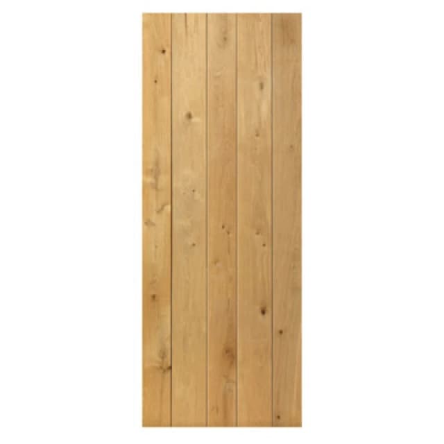 JB Kind Doors Rustic Oak Ledged Internal Door