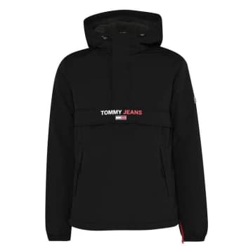 Tommy Jeans Popover Jacket - Black BDS