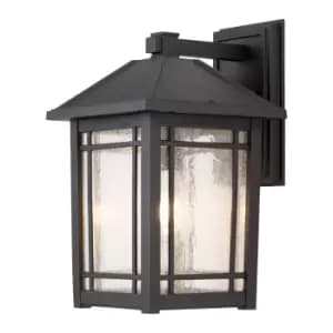 Quoizel Cedar Point Outdoor Wall Lantern Black, IP44