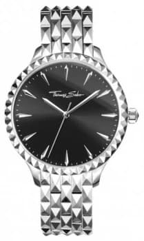 Thomas Sabo Womens Rebel At Hear Embossed Silver Stainless Watch