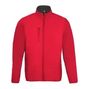 SOLS Mens Radian Soft Shell Jacket (4XL) (Pepper Red)