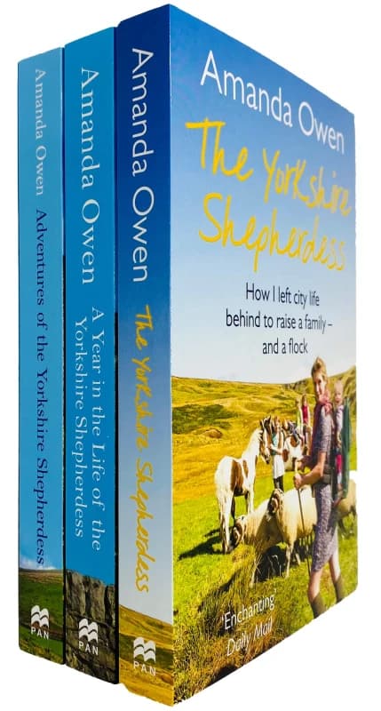 The Yorkshire Shepherdess Series 3 Books Collection Set by Amanda Owen Amanda Owen Books