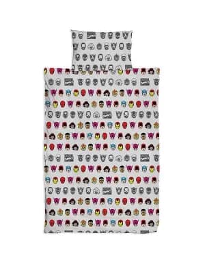 Marvel Comic Faces Duvet Cover Set