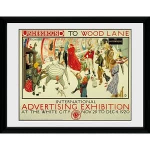Transport For London Advertising Expo 12" x 16" Framed Collector Print