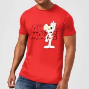 Danger Mouse Pose Mens T-Shirt - Red - L