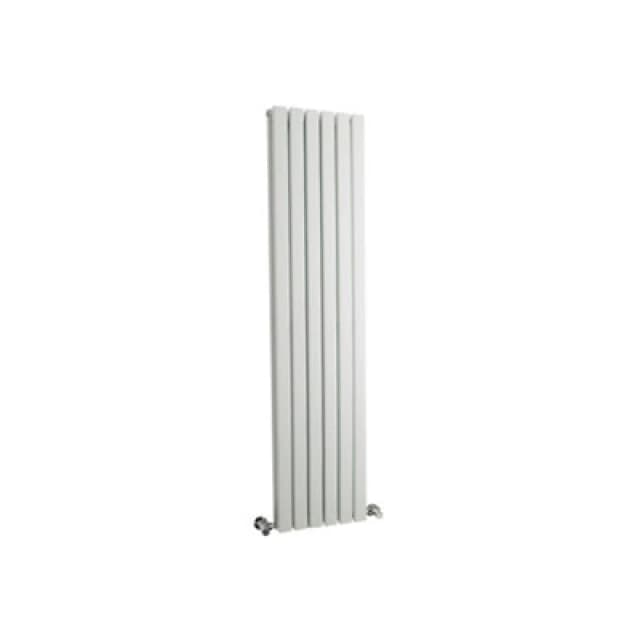 Aspire Hudson Reed Sloane Double Designer Vertical Radiator 1500mm H x 354mm W - Satin White PWHLW43