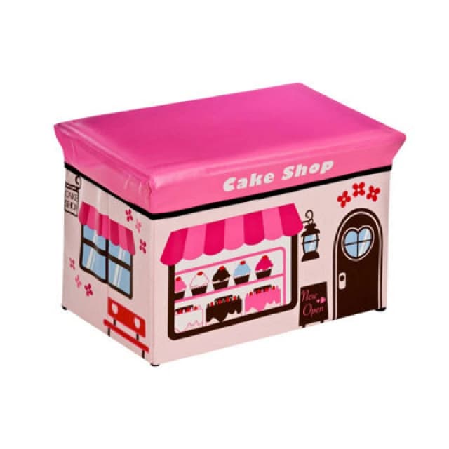 Orsina Cake Shop Design Storage Box And Seat, Easy To Maintain Children Bedroom Seat