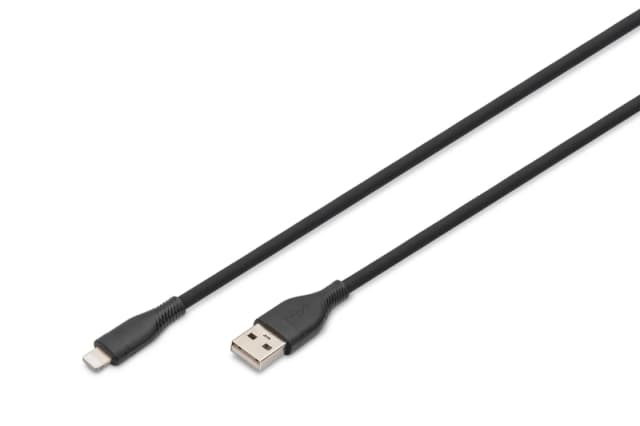 Digitus Lightning silicone connection cable. USB-A - Lightning 0.5m. b