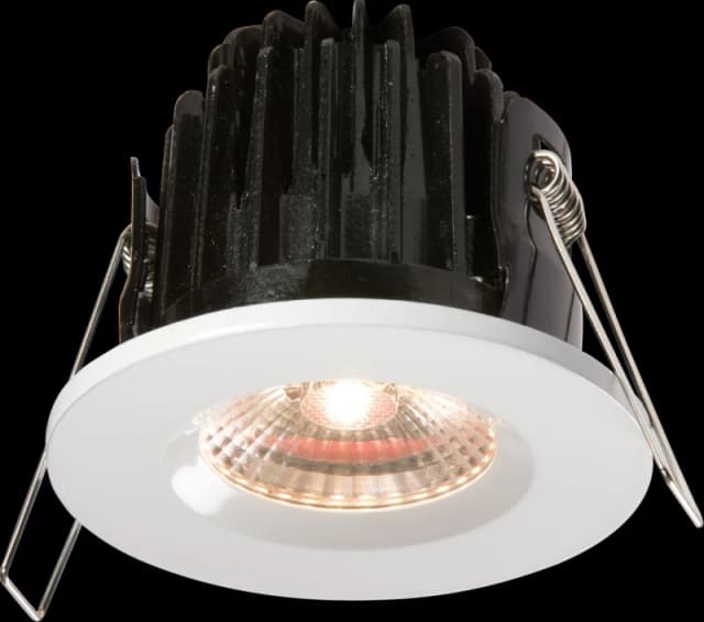 Netlighting Knightsbridge IP65 7W LED 3000K Warm White Downlight with White Round Bezel VFRCOBAWW White
