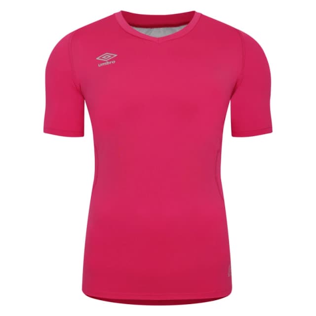 Umbro Umbro Men Elite V Neck Base Layer Top in Dusty Pink Size: large Dusty Pink L Male 5063527937018