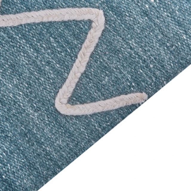 Beliani Outdoor Rug Yavu Blue 140 X 200 Cm