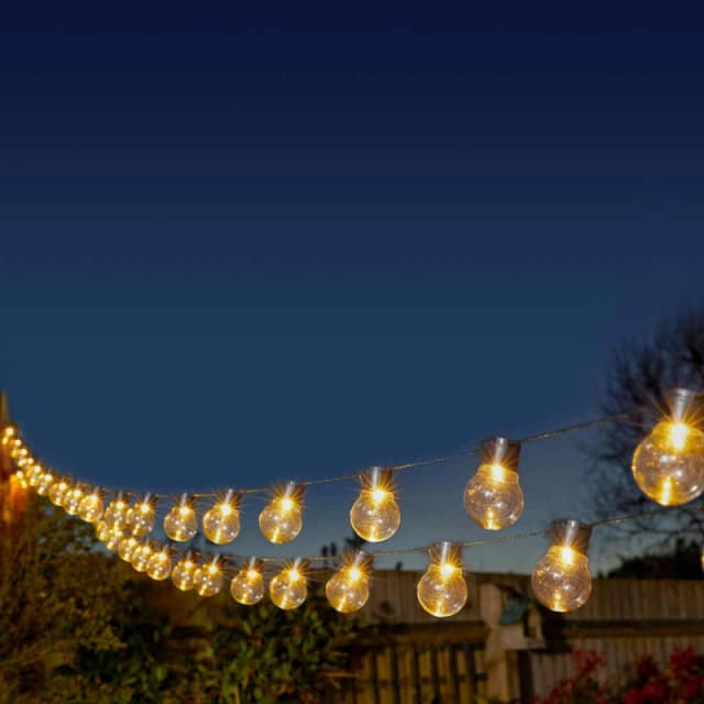 SuperBright LED GloBulb String Light (Set of 40 Lights) Warm White