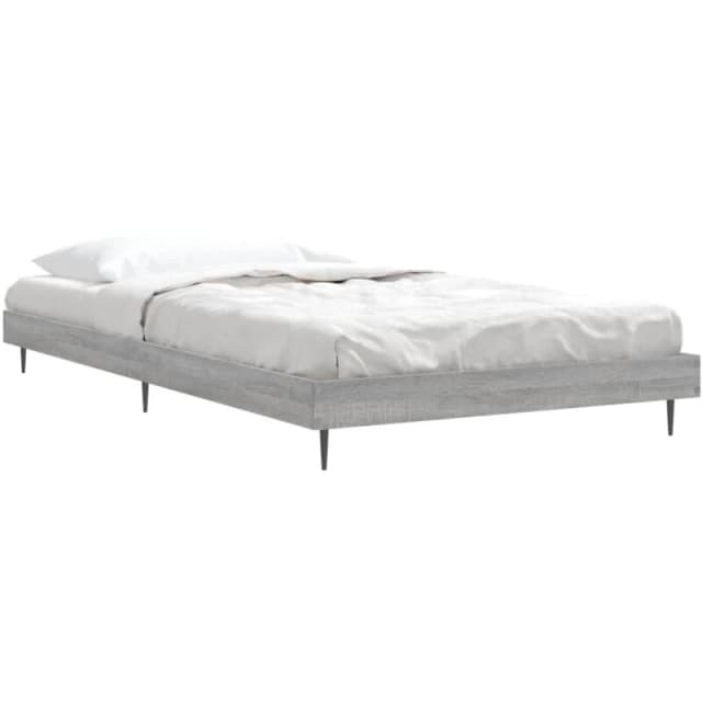VIDAXL Bed Frame without Mattress Grey Sonoma 90x200cm Engineered Wood Vidaxl 8720845797607