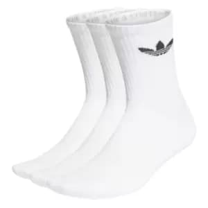 Adidas Originals Custre Crew Sock, White/Black, Unisex, Socks, HB5881