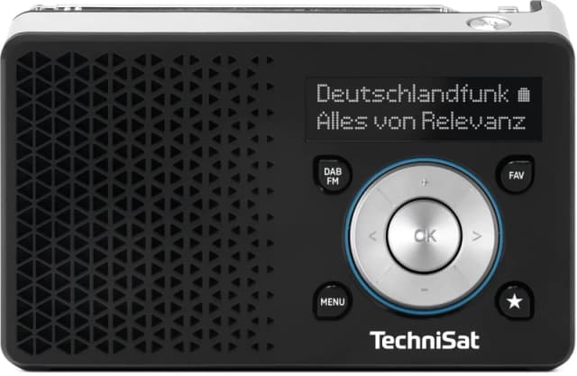 TechniSat DIGITRADIO 1 A Portable Analog & digital Black. Silver